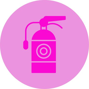 Yangın söndürme ikonu. vektör illüstrasyonu              