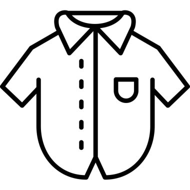 Bowling tişört simgesinin vektör illüstrasyonu 