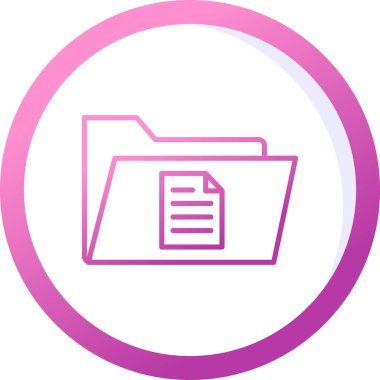 dosya dizini vektör illüstrasyonu        