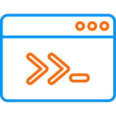 Ssh kod simgesi, vektör illüstrasyonu