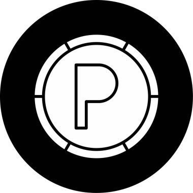 Web simgesi Otopark, illüstrasyon vektör