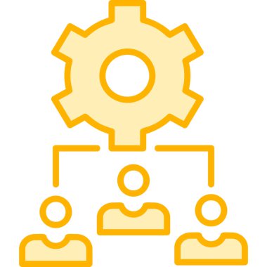 Bir grup insanın vektör çizimi, Takım Yönetimi