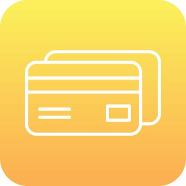 Kredi kartı iyonunun vektör çizimi