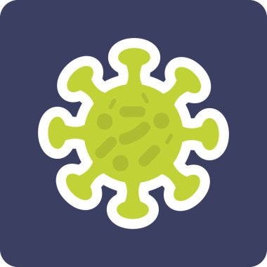 Virüs ikonu vektör illüstrasyonu 