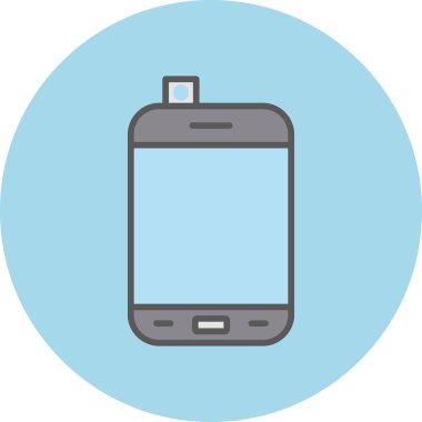 Smartphone web simgesi, vektör çizim 