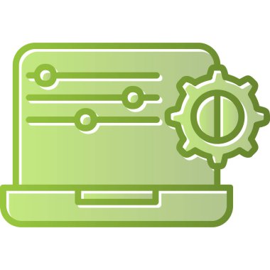 Web simgesi basit illüstrasyon ayarlanıyor