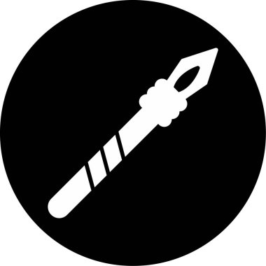 Mızrak simgesi vektör illüstrasyonu