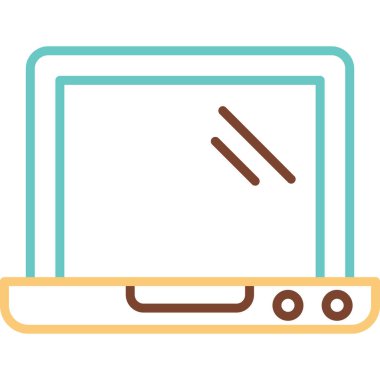 Dizüstü web simge vektör çizim 