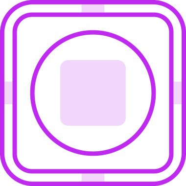 dur simgesi, vektör illüstrasyonu 