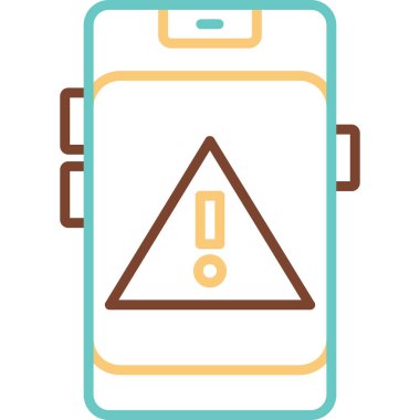 uyarı simgesi vektör illüstrasyonu