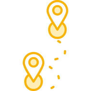 Rotadan. Web simgesi basit illüstrasyon