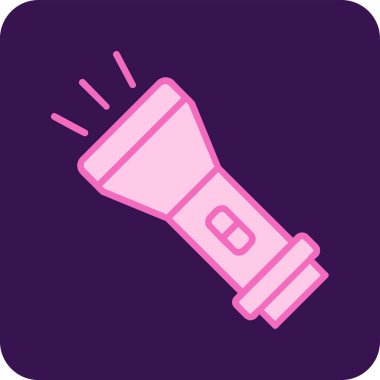 el feneri. Web simgesi basit illüstrasyon