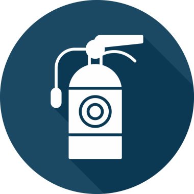 Yangın söndürme ikonu. vektör illüstrasyonu              