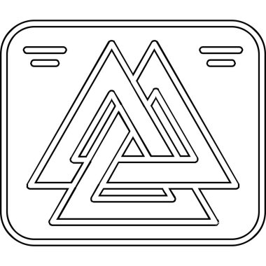 Valknut, birbirine kenetlenmiş üç üçgenden oluşan bir semboldür. Antik Alman halkının arkeolojik kayıtlarındaki çeşitli nesnelerde görülür.