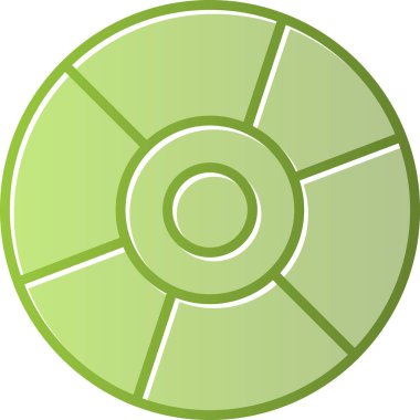 cd disk icon, vector illustration simple design