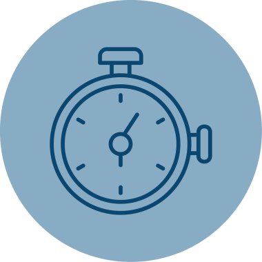 Zamanlayıcı simgesi, vektör illüstrasyonu 