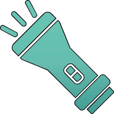 el feneri. Web simgesi basit illüstrasyon