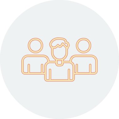 iş ekibi simgesi, vektör illüstrasyonu