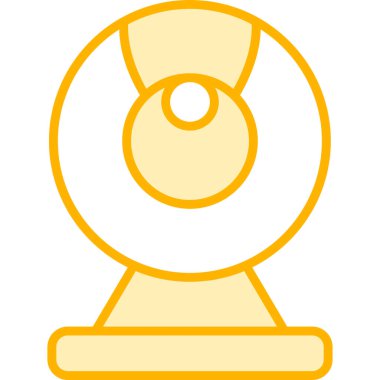 Web kamera simge vektör çizim