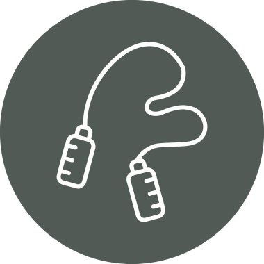 atlama ipi web simgesi, illüstrasyon vektör