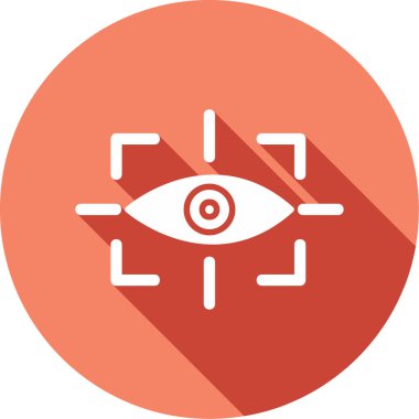 vizyon web simgesi, vektör illüstrasyonu 