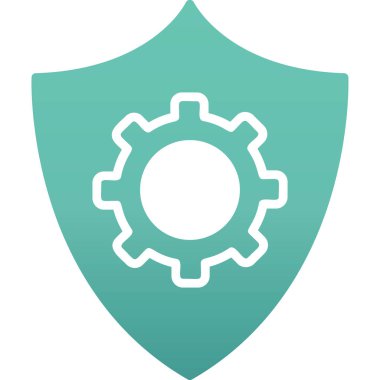 Vektör çizim veri koruma simgesi