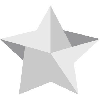 yıldız web simgesi basit illüstrasyon 