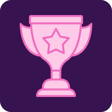 ödül web simgesi basit illüstrasyon