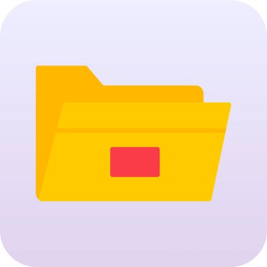 Dosya. Web simgesi basit illüstrasyon 