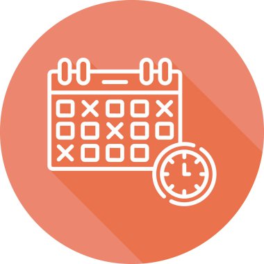 Takvim. Web simgesi basit tasarım 