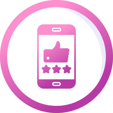 derecelendirme simgesi, vektör illüstrasyonu basit tasarım