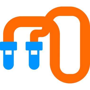 Halat düzlüğü simgesi, vektör illüstrasyonu 