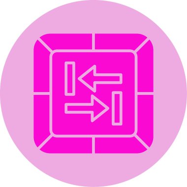 Sekme Anahtarı Web simgesi vektör çizimi