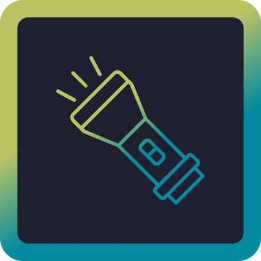 el feneri. Web simgesi basit illüstrasyon