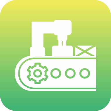 Modern taşıyıcı simgesinin vektör illüstrasyonu