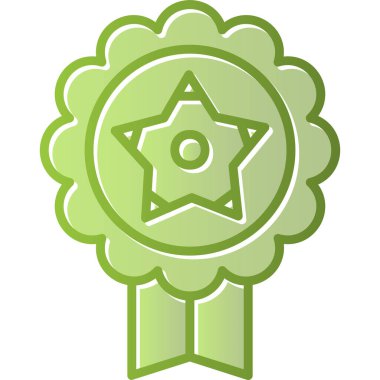 yıldız web simgesi basit illüstrasyon 