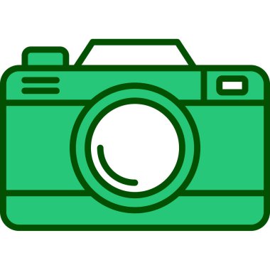 Kamera. Web simgesi basit illüstrasyon 