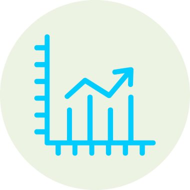 iş büyümesi grafik vektör illüstrasyonu