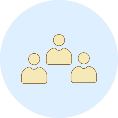 Adaylar web simgesi vektör illüstrasyonu 