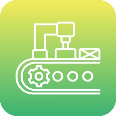 Modern taşıyıcı simgesinin vektör illüstrasyonu