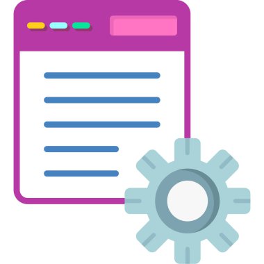 Web simgesi, vektör illüstrasyonuName