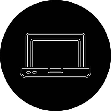Dizüstü web simge vektör çizim 