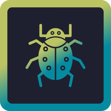 Böcek. Web simgesi basit illüstrasyon 