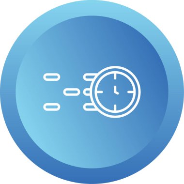 saat web simgesi vektör illüstrasyonu