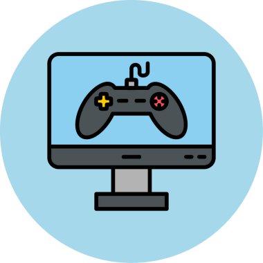 oyun simge vektör çizim 