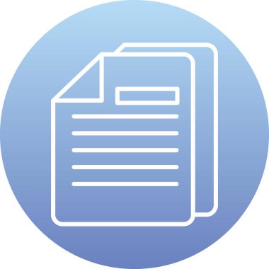 Belgeler. Web simgesi basit illüstrasyon