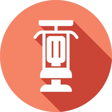 Modern Gym Machine simgesinin vektör çizimi         