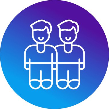 Kuyruk ağ simgesi, vektör illüstrasyonu