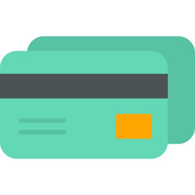 Kredi kartı iyonunun vektör çizimi