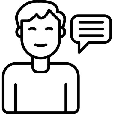 Öğüt Simgesi Basit Vektör İllüstrasyonu